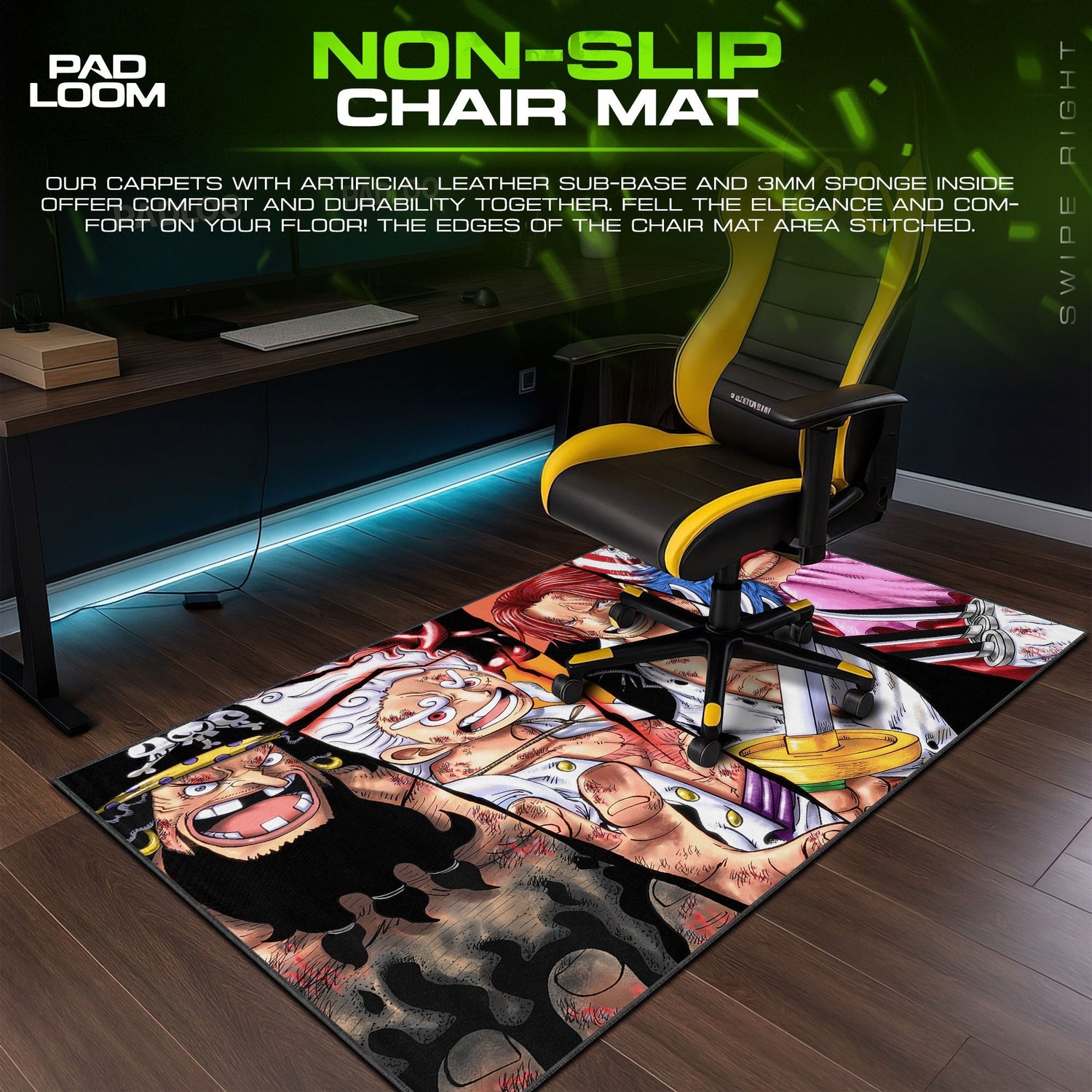 Shanks Mouse Pad - Ocean Breeze Anime Desk Mat Padloom