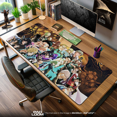 One Punch Man Hero Squad Mouse Pad, Anime Desk Mat