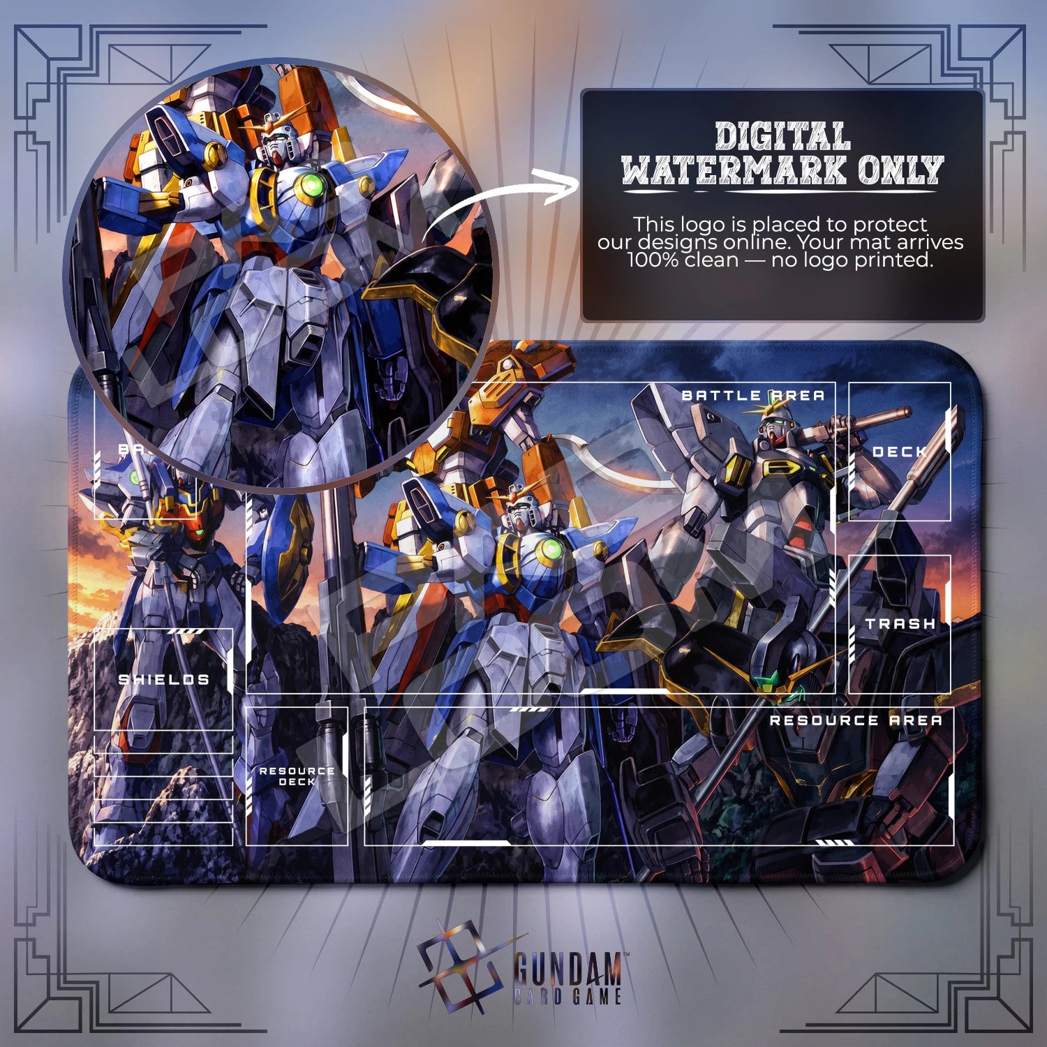 Operation Meteor Playmat - Gundam TCG Card Game Mat