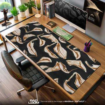 Original Abstract Leaves Mouse Pad – Gaming Desk Mat