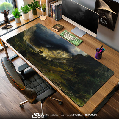 Original Art Storm Over Rosalie Mouse Pad – Landscape Desk Mat