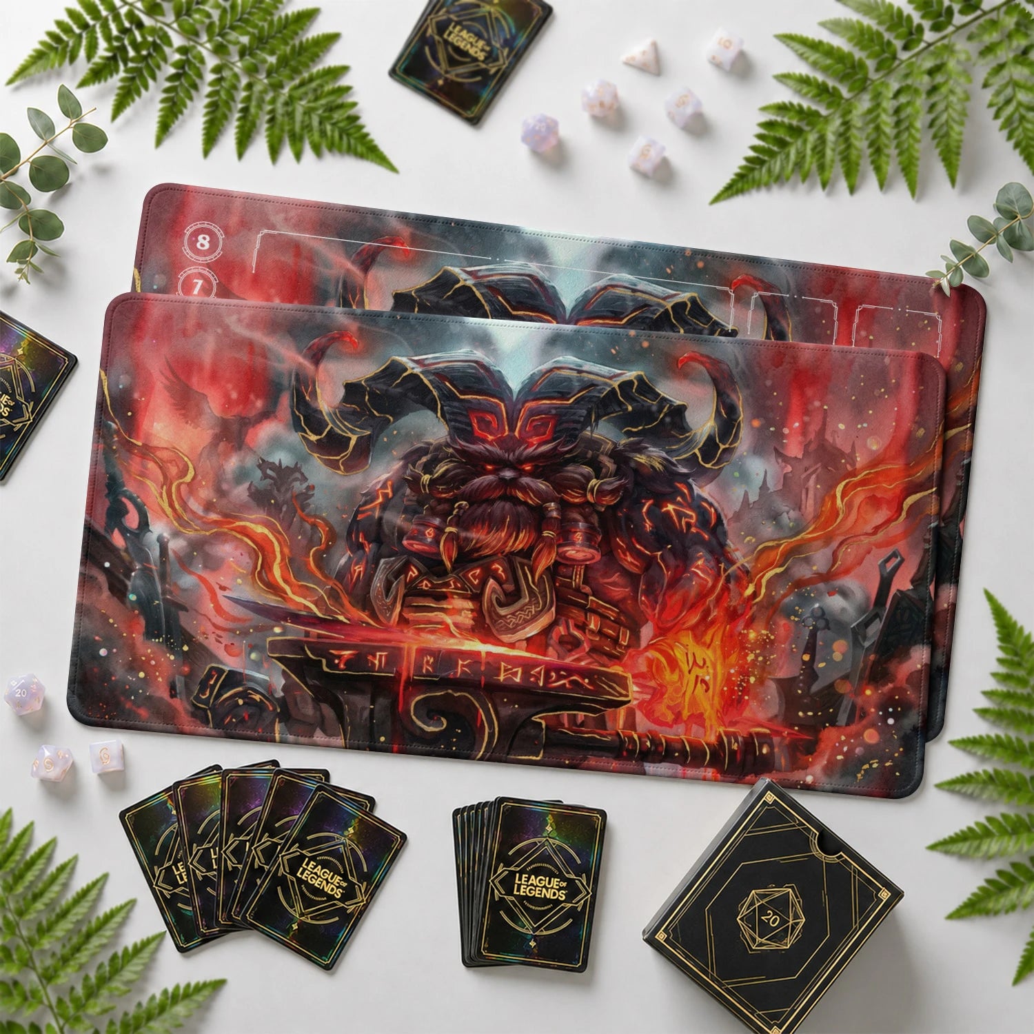 Ornn Forge Playmat - LoL Riftbound TCG Mat