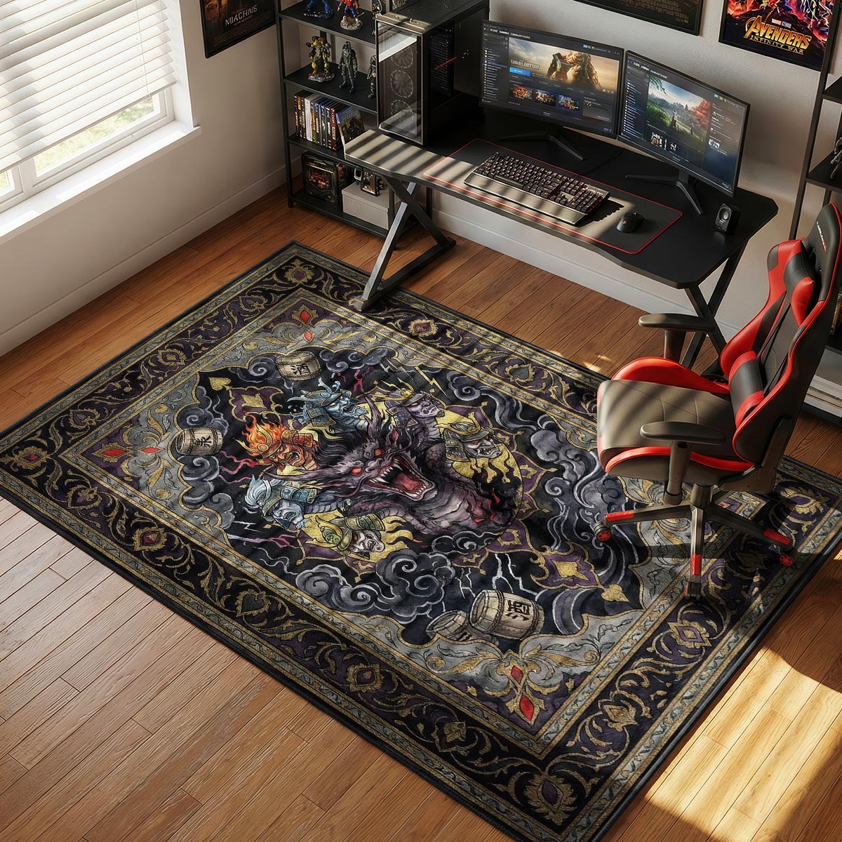 Orochi Dark Legend Rug - Okami Chair Mat