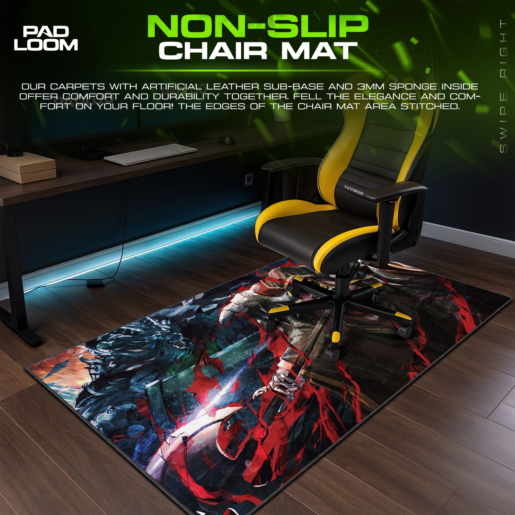 Overlord Blood Reaper Mouse Pad, Anime Desk Mat