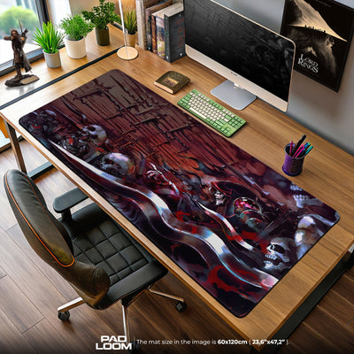 Overlord Mausoleum Mouse Pad, Undead Throne Gaming Desk Mat
