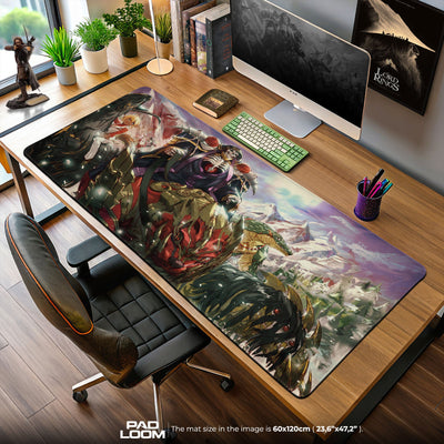 Overlord Supreme Army Mouse Pad, Anime Desk Mat