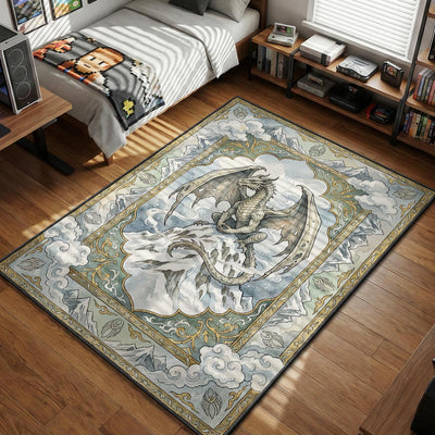 Paarthurnax Summit Rug - Skyrim Chair Mat