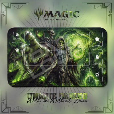 Gul'dan Fel Playmat - World of Warcraft MTG Mat