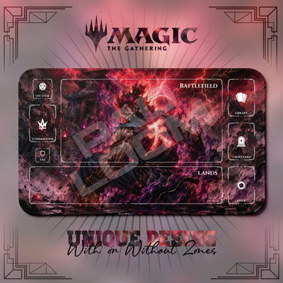 Akuma Demon Playmat - Street Fighter MTG Mat