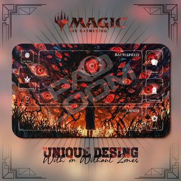 Crimson Eyes Tree Playmat - MTG Magic Mat