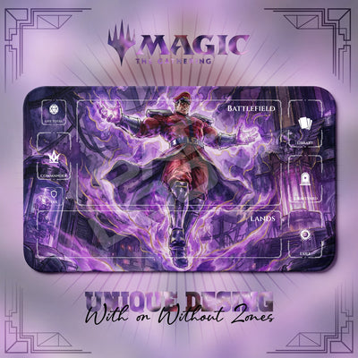 M. Bison Psycho Playmat - Street Fighter MTG Mat