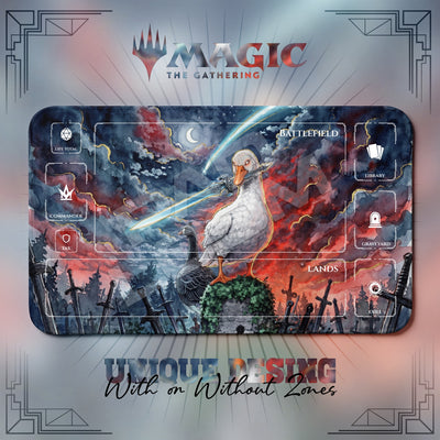 Goose Knight Blade Playmat - MTG Magic Mat