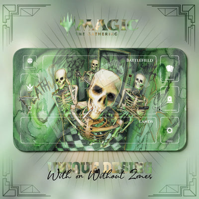 Skeleton Crew Elevator Playmat - MTG Magic Mat
