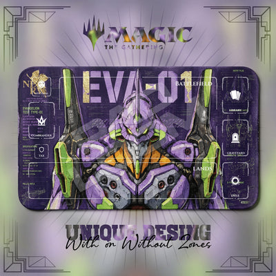 EVA-01 Schematic Playmat - Evangelion MTG Mat