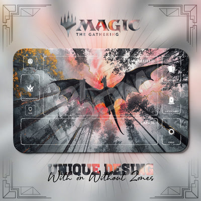 Skyrim Wildfire Playmat - MTG Magic Mat