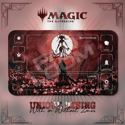 Bloodborne Blood Moon Playmat - MTG Magic Mat