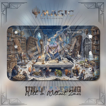 Owl Sage Library Playmat - MTG Magic Mat