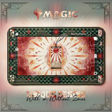 Demon Slayer Hanafuda Playmat - MTG Magic Mat