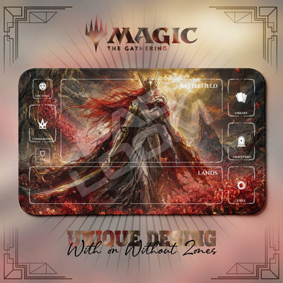 Malenia Scarlet Playmat - Elden Ring MTG Mat