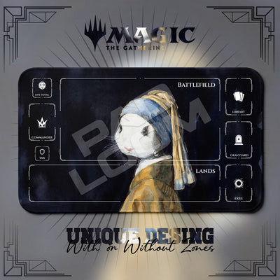 Pearl Earring Bunny Playmat – MTG Magic Spielmatte