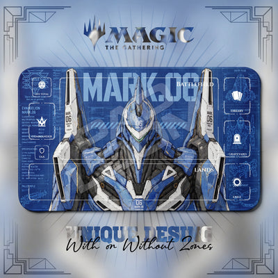 Mark.06 Blueprint Playmat - Evangelion MTG Mat