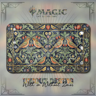 Strawberry Bird Tapestry Playmat – MTG Magic Spielmatte