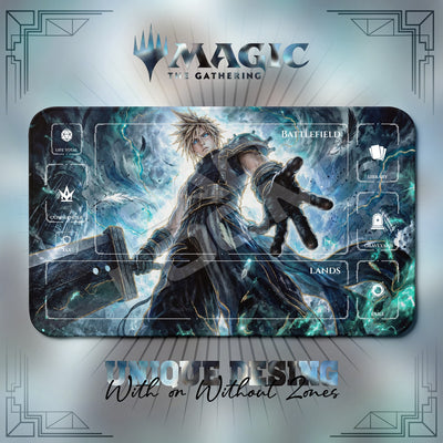 Cloud Mako Playmat - Final Fantasy MTG Mat