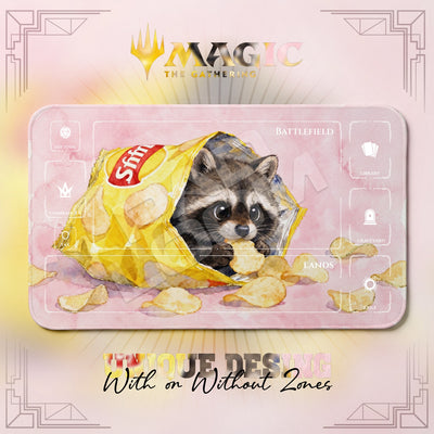 Chip Bag Raccoon Playmat – MTG Magic Spielmatte