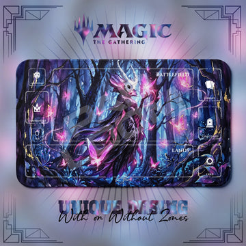 Horned Mask Butterfly Playmat - MTG Magic Mat