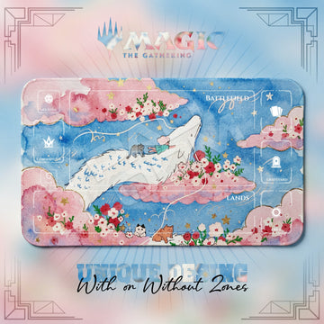 Cloud Dragon Blossom Playmat - MTG Magic Mat
