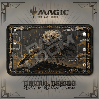 Maliketh Rune Playmat - Elden Ring MTG Mat