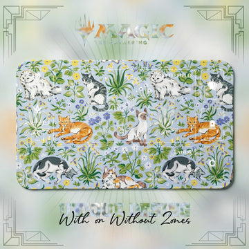 Cat Garden Tapestry Playmat - MTG Magic Mat