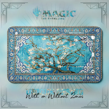 Almond Blossom Tile Playmat - MTG Magic Mat