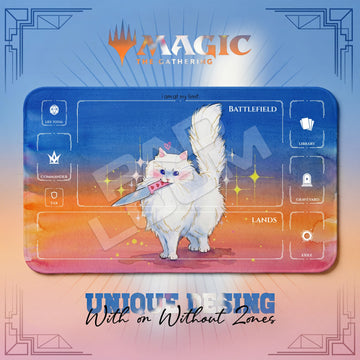 At My Limit Cat Playmat - MTG Magic Mat