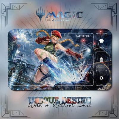 Cammy Delta Playmat - Street Fighter MTG Mat