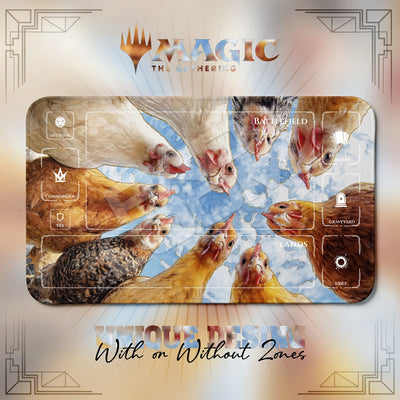 Chicken Circle Sky Playmat – MTG Magic Spielmatte