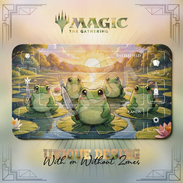 Knife Frog Sunset Playmat - MTG Magic Mat