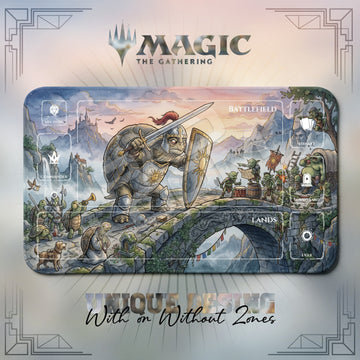 Tortoise Knight Bridge Playmat - MTG Magic Mat