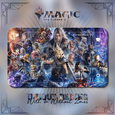 Final Fantasy Heroes Playmat - MTG Magic Mat