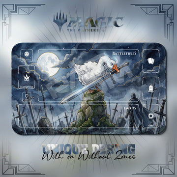 Sword Goose Moonlit Playmat - MTG Magic Mat