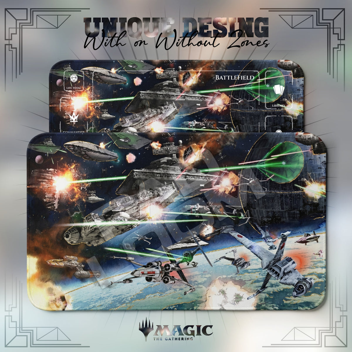 Star Wars Dogfight Playmat - MTG Magic Mat