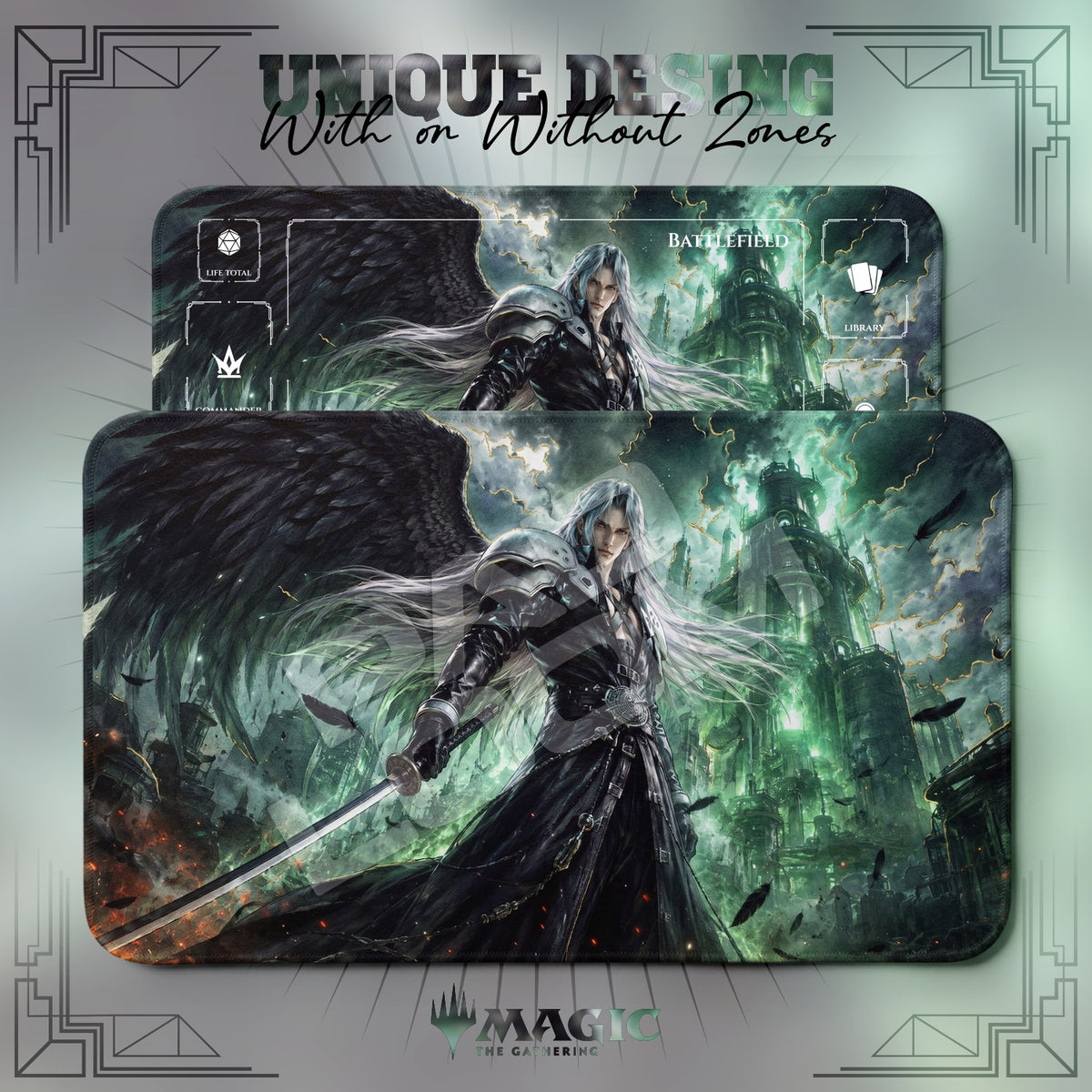 Sephiroth Mako Playmat - MTG Magic Mat