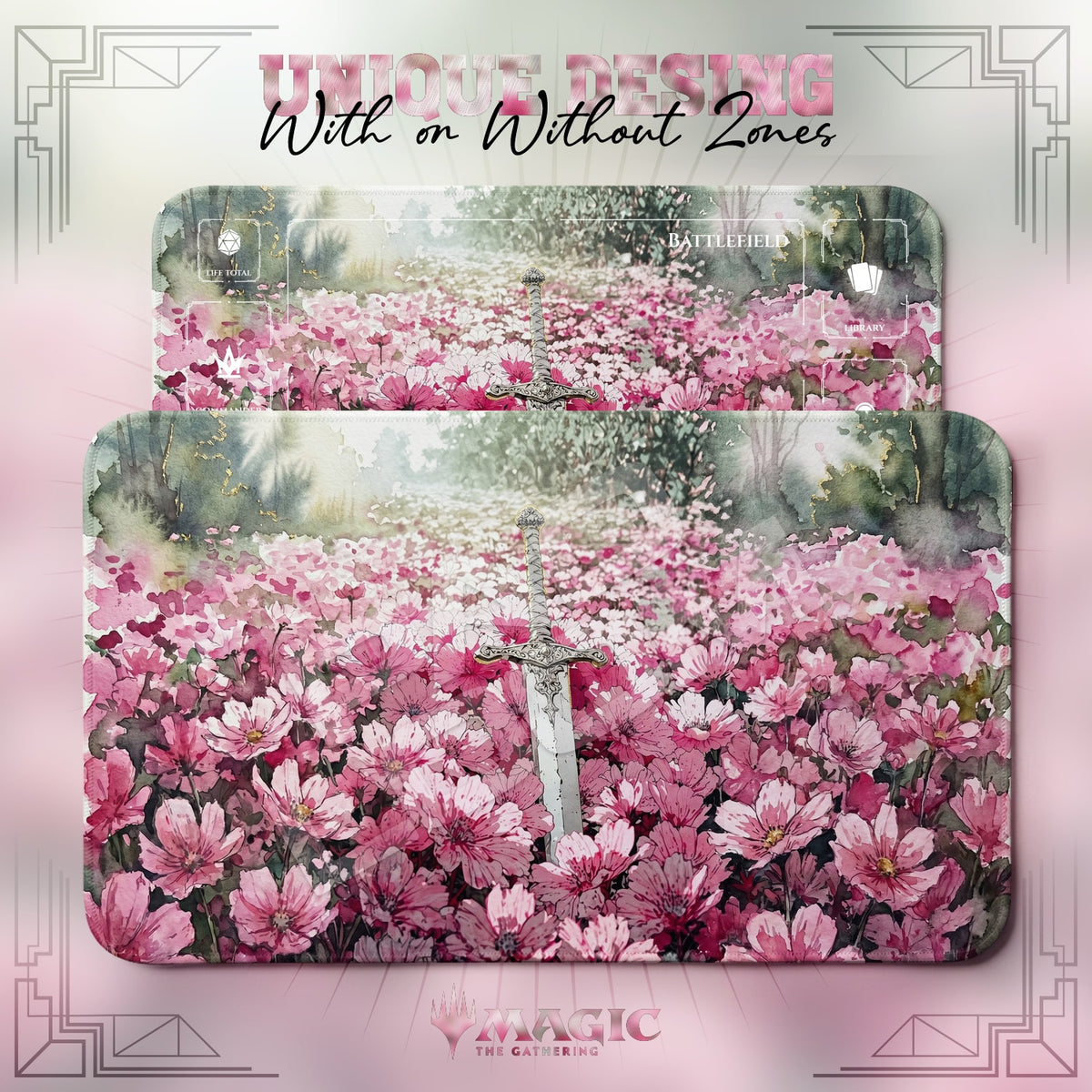 Fallen Sword Cosmos Playmat - MTG Magic Mat