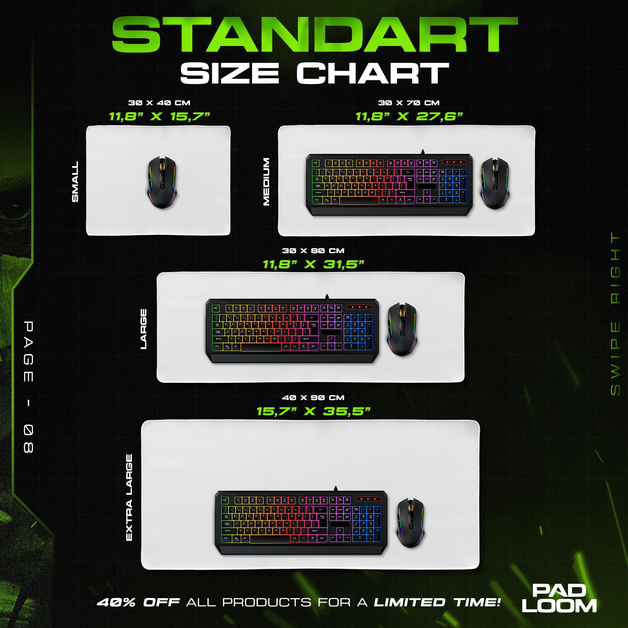 Ultrakill Mouse Pad, Neon Chaos Gaming Desk Mat – Padloom
