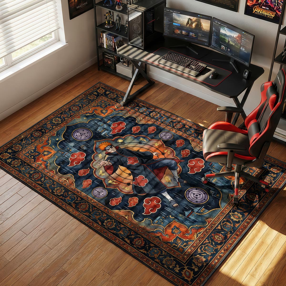 Pain Akatsuki Rug - Naruto Shippuden Chair Mat