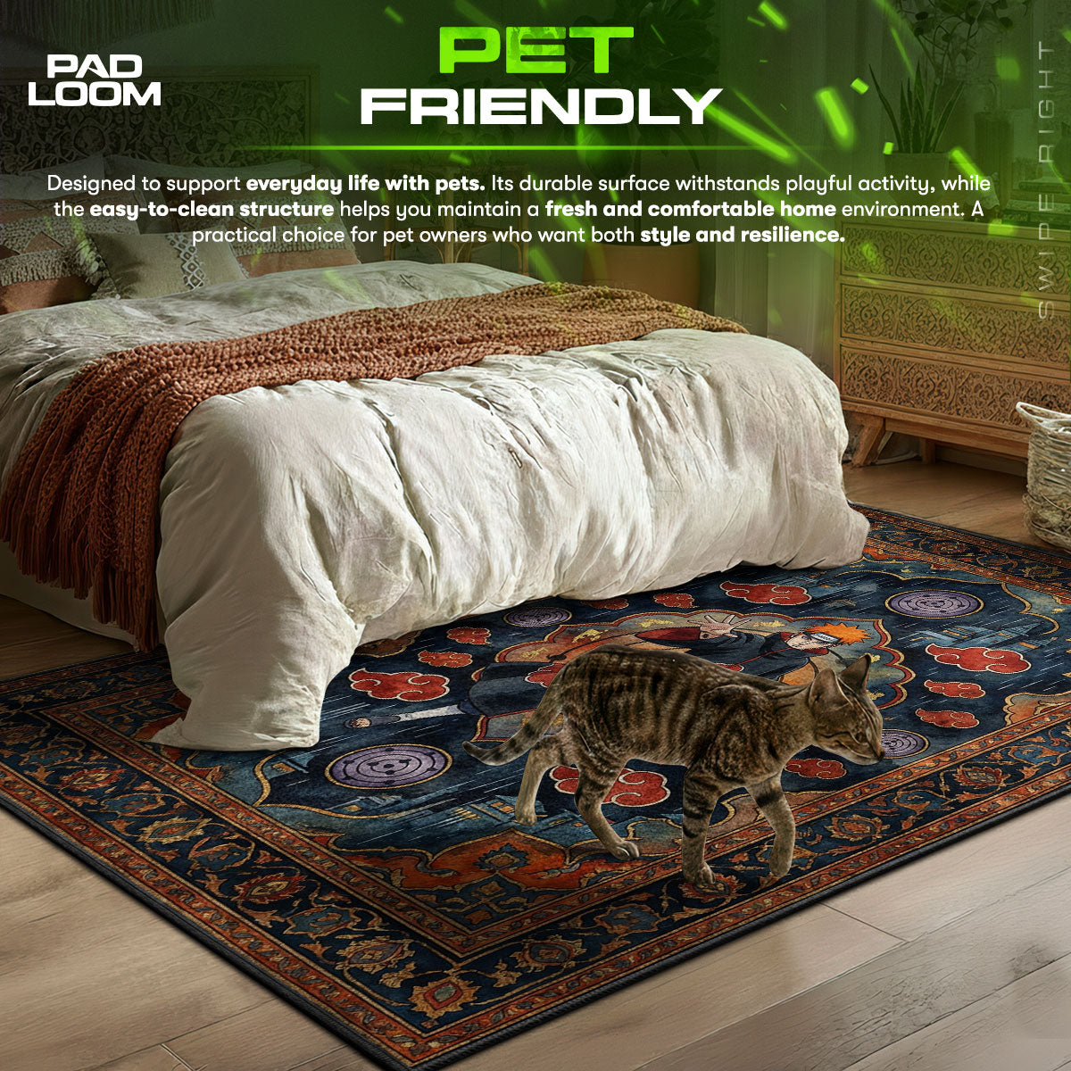 Pain Akatsuki Rug - Naruto Shippuden Chair Mat