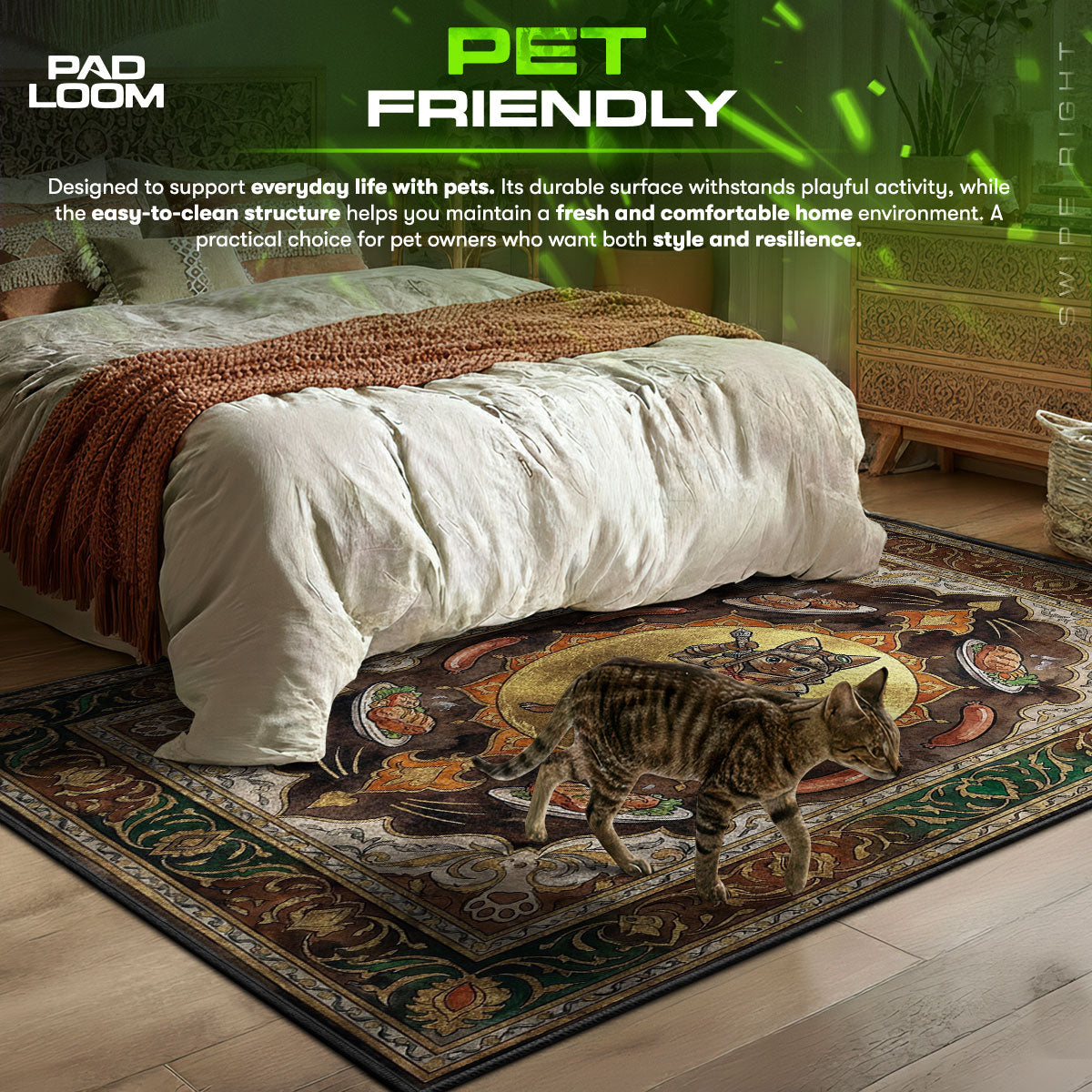 Palico Chef Quest Rug - Monster Hunter Chair Mat