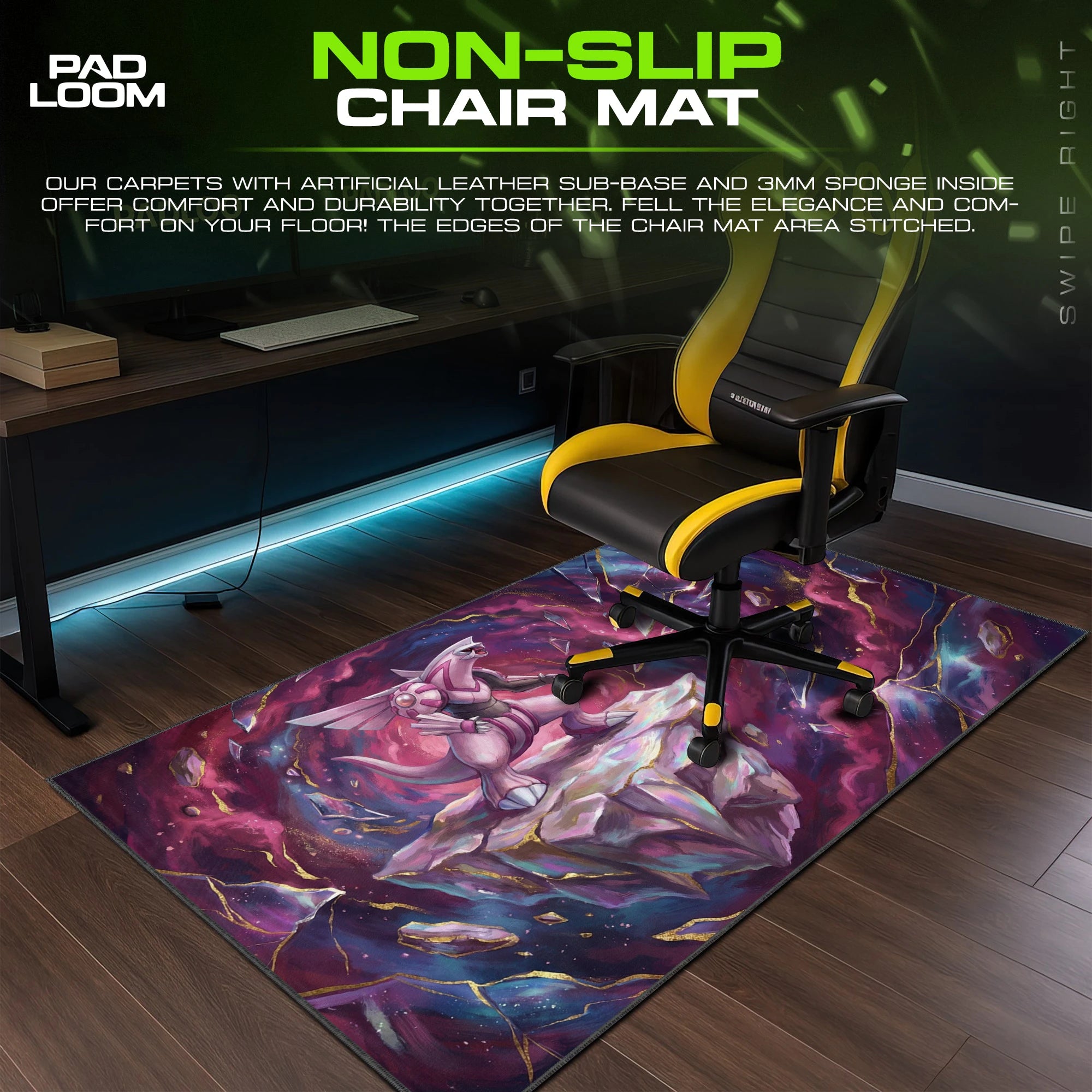 Palkia Space Rift Mouse Pad - Pokemon Desk Mat