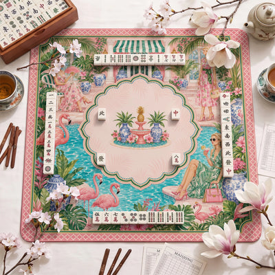 Palm Beach Mahjong Mat - Mah Jongg Table Mat