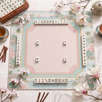 Palm Harbor Mahjong Mat - Mah Jongg Table Mat